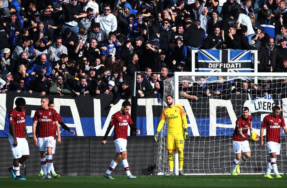 Atalanta 5-0 AC Milan: Rossoneri cúi gầm mặt ra về
