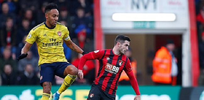 Kết quả Bournemouth 1-1 Arsenal: Aubameyang cứu Ph&aacute;o thủ