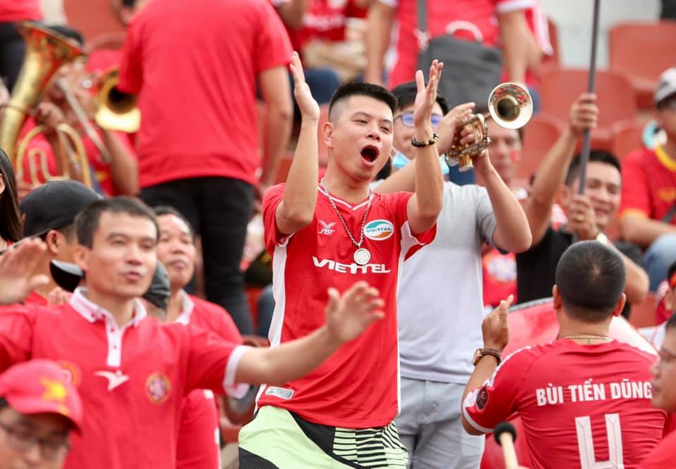 Chùm ảnh Viettel vô địch V-League 2020 trên sân Thống Nhất