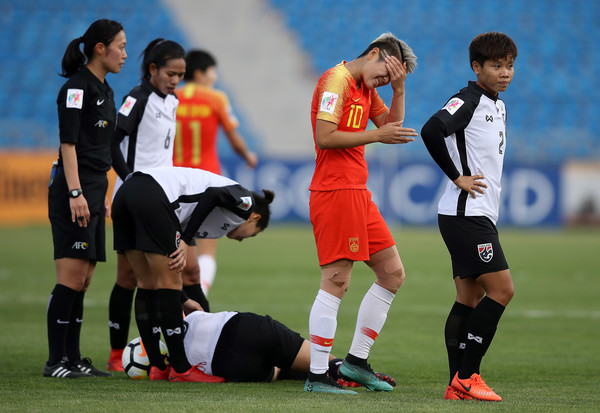 Nữ Trung Quốc 6-1 nữ Thái Lan: Thái Lan gần như chắc chắn bị loại