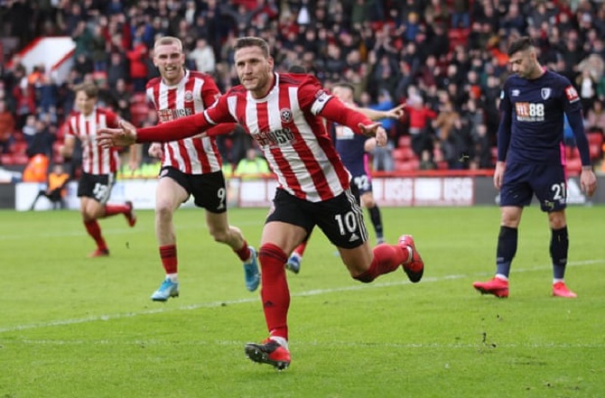 Kết quả Sheffield United 2-1 Bournemouth: Ngược dòng vất vả Kết quả Sheffield United 2-1 Bournemouth: Ngược dòng vất vả