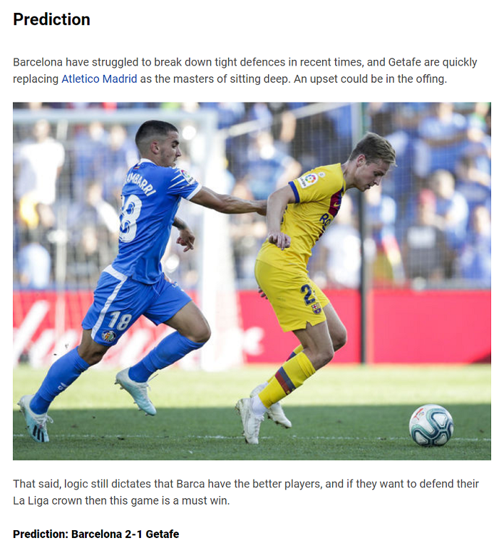 Dự đoán Barcelona vs Getafe (22h 15/2) bởi chuyên gia Kaya Kaynak