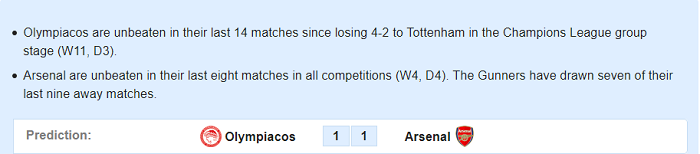 Olympiakos vs Arsenal (3h 21/2): Oan gia ngõ hẹp