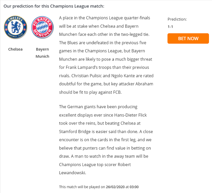 Chelsea vs Bayern Munich (3h 26/2): CV hoàn hảo, nhưng…