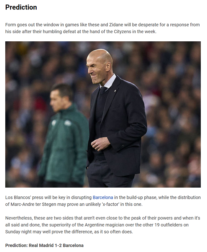 Dự đoán Real Madrid vs Barcelona (3h 2/3) bởi chuyên gia James Cormack