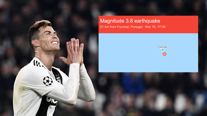 Ronaldo dính thiên tai khi về quê chống dịch Covid-19