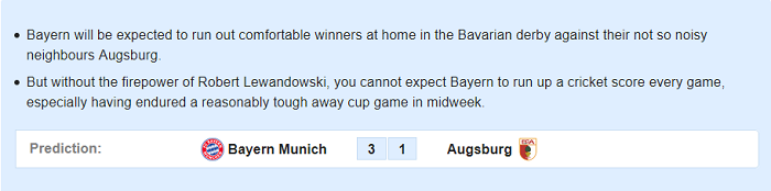 Bayern Munich vs Augsburg (21h30 8/3): Không Lewy, không vấn đề