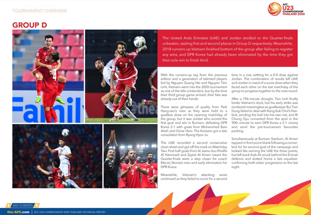 AFC khen ngợi phong độ Quang Hải và Tiến Linh