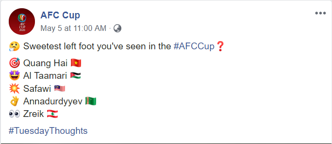 Nguyễn Quang Hải lọt Top 5 kèo trái xuất sắc nhất AFC Cup