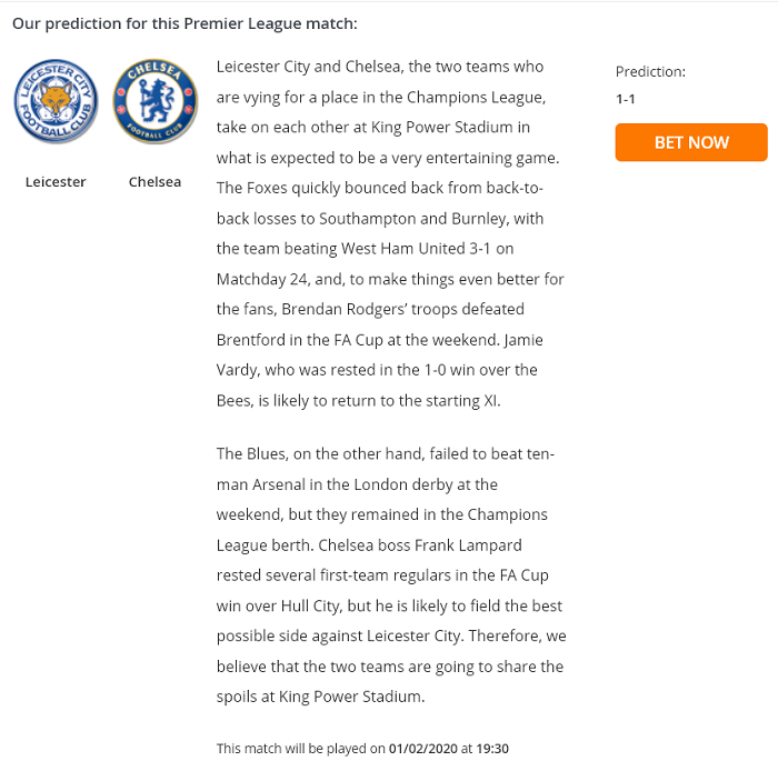 Leicester vs Chelsea (19h30 1/2): Khó phân cao thấp