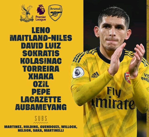 Crystal Palace 1-1 Arsenal: Aubameyang nhận thẻ đỏ, Pháo thủ may mắn có điểm Crystal Palace 1-1 Arsenal: Aubameyang nhận thẻ đỏ, Pháo thủ may mắn có điểm