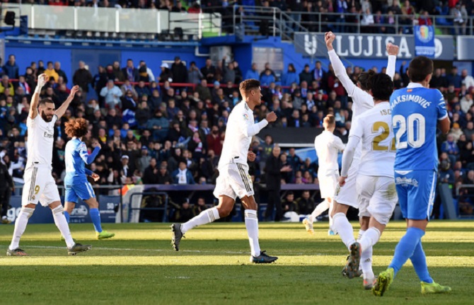 Kết quả Getafe vs Real Madrid, 22h00 ngày 4/1: Tạm chiếm ngôi đầu bảng Kết quả Getafe vs Real Madrid, 22h00 ngày 4/1: Tạm chiếm ngôi đầu bảng