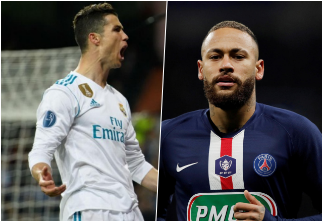 Neymar và Ronaldo đều có cùng thành tích 25 bàn sau 27 trận, nhiều hơn Haaland hai trận