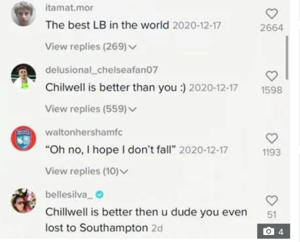 Vợ Thiago Silva bất ngờ b&igrave;nh luận ch&ecirc; bai Andrew Robertson tr&ecirc;n TikTok